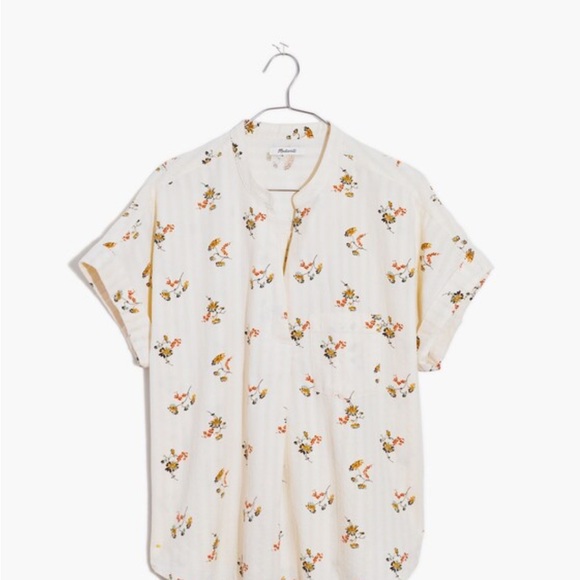Madewell Bower Popover Shirt in Marseille Daisies - Picture 2 of 8